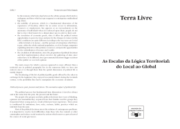 Terra Livre 24 livro - Associação dos Geógrafos Brasileiros