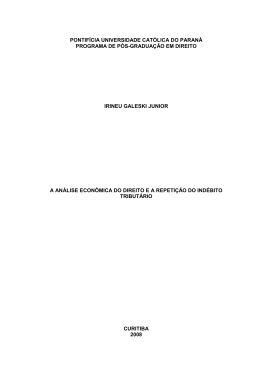 PONTIF&Iacute;CIA UNIVERSIDADE CAT&Oacute;LICA DO