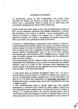 INTERPELA&Ccedil;&Atilde;O ESCRITA Os distribuidores postais da