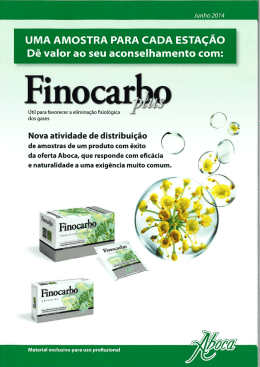 uMA AMOSTRA PARA cADA EsTAçÃo