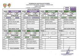 EDIÇÃO 2015 TURNO E RETURNO - Federação Gaúcha de Futebol