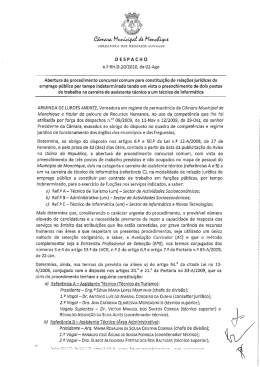 Despacho de 02 de Agosto