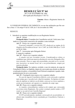 RESOLU&Ccedil;&Atilde;O N&ordm; 64