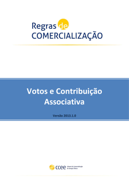 Votos e Contribui&ccedil;&atilde;o Associativa