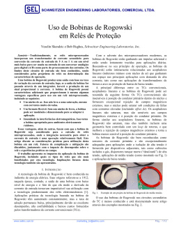 Uso de Bobinas de Rogowski em Rel&eacute;s de Prote&ccedil;&atilde;o