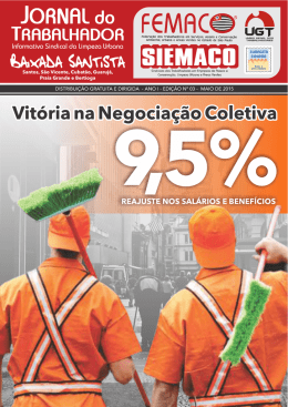 Informativo Siemaco Santos &ndash; Maio 2015