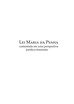 Lei Maria da Penha Comentada em uma Perspectiva Jur&iacute;dico