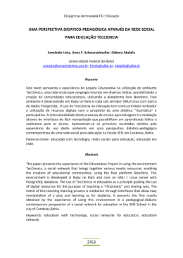 3763 uma perspectiva didatico-pedag&oacute;gica atrav&eacute;s da rede social