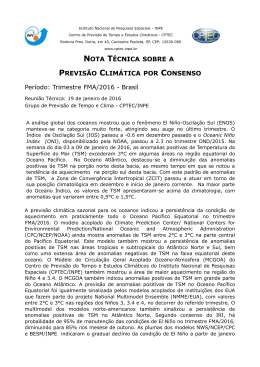 Instituto Nacional de Pesquisas Espaciais - Clima