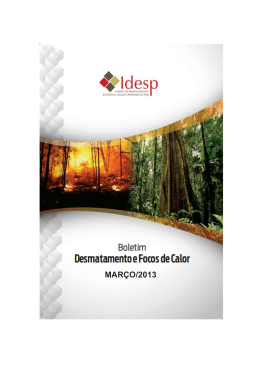MARÇO/2013 - Idesp - Governo do Estado do Pará