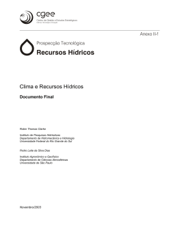 2f Documento final Clima e Recursos Hídricos