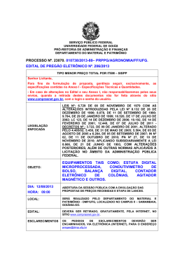 prppg/agronomia/ff/ufg. edital de preg&atilde;o eletr&ocirc;nico n&ordm;