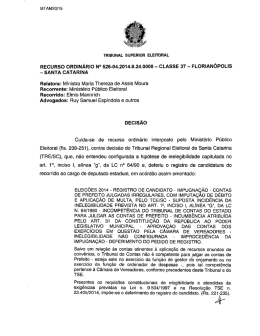 MTAM20/15 TRIBUNAL SUPERIOR ELEITORAL