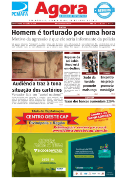 Homem &eacute; torturado por uma hora