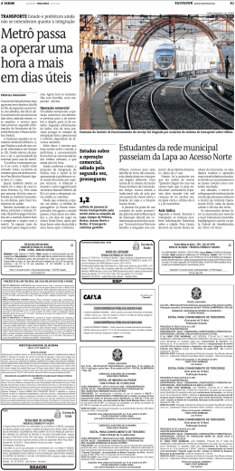 Metrô passa a operar uma hora a mais em dias úteis