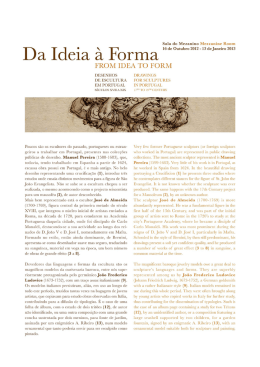 Da Ideia &agrave; Forma - Museu Nacional de Arte Antiga