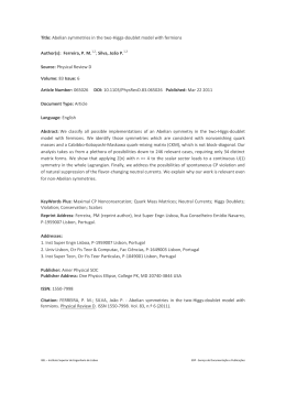 Abelian symmetries in the two-Higgs