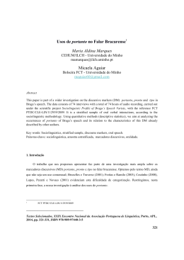 Idade/G&eacute;nero - Associa&ccedil;&atilde;o Portuguesa de Lingu&iacute;stica