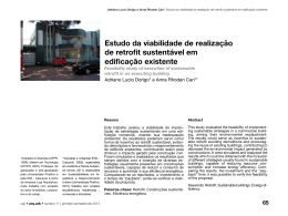 Estudo da viabilidade de realiza&ccedil;&atilde;o de retrofit sustent&aacute;vel em