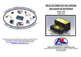 relé automático de cargas isolador de baterias