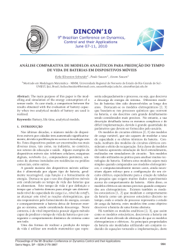 an&aacute;lise comparativa de modelos anal&iacute;ticos para predi&ccedil;&atilde;o do tempo