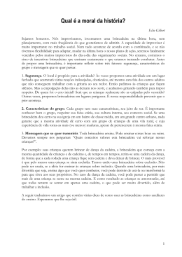 Qual a moral da hist&oacute;ria?