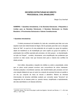 decis&otilde;es estruturais no direito processual civil