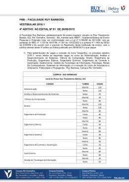 frb &ndash; faculdade ruy barbosa vestibular 2016.1 4&ordm;
