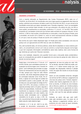 Grandes Litigantes