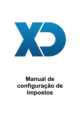 Manual de configuração de Impostos