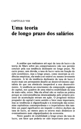 Uma teoria de longo prazo dos salários