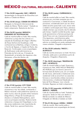 Roteiro M&eacute;xico Caliente.cdr