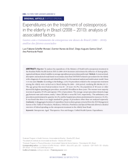 Expenditures on the treatment of osteoporosis in the