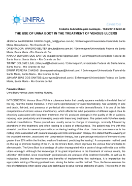 the use of unna boot in the treatment of venous ulcers