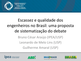 Escassez e qualidade dos engenheiros no Brasil: uma proposta de