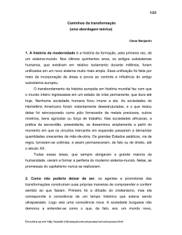 1/21 Caminhos da transforma&ccedil;&atilde;o (uma abordagem te&oacute;rica) 1. A