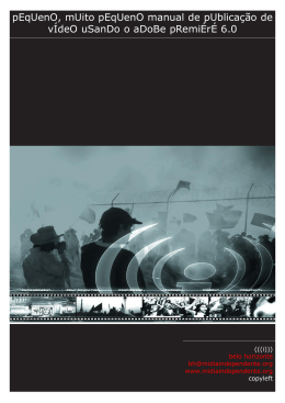 pEqUenO, mUito pEqUenO manual de pUblicação de vÍdeO