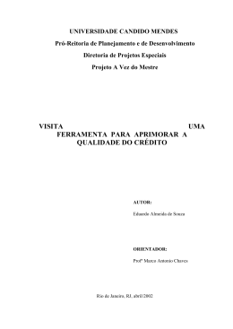 visita uma ferramenta para aprimorar a qualidade do cr&eacute;dito