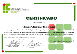 Thiago Oliveira Maciel Dias