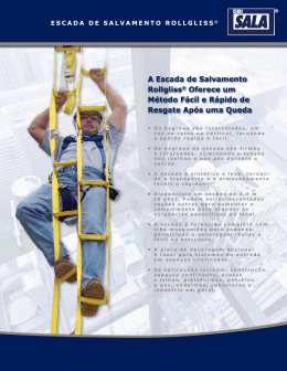 A Escada de Salvamento Rollgliss® Oferece um Método Fácil e