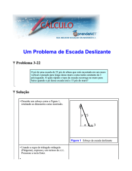 Um Problema de Escada Deslizante