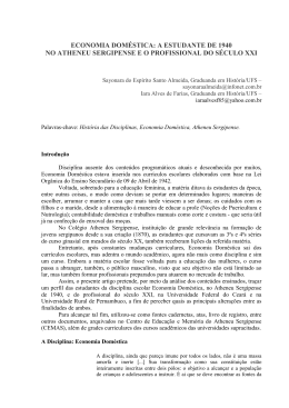 economia domstica- a estudante de 1940 no atheneu sergipense