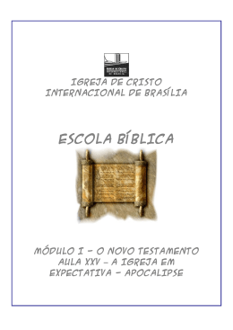 Aula 25 - Igreja Internacional de Cristo de Angola