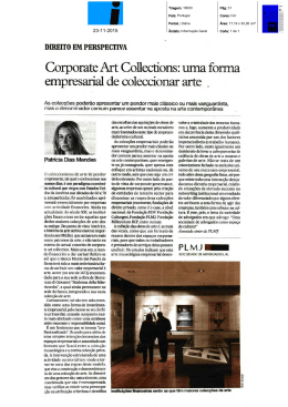 Corporate Art Collections: uma forma empresarial de