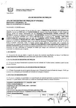 74-12 - Tribunal de Justiça do Amapá