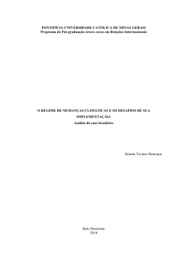 PONTIF&Iacute;CIA UNIVERSIDADE CAT&Oacute;LICA DE MINAS GERAIS