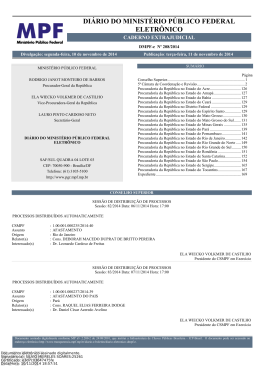 diário do ministério público federal eletrônico