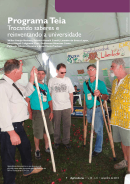 Programa Teia &ndash; Trocando saberes e reinventando a - AS-PTA