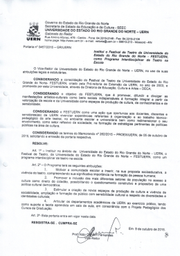 portaria de cria&ccedil;&atilde;o do festuern