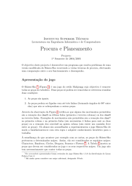 Enunciado do Projecto